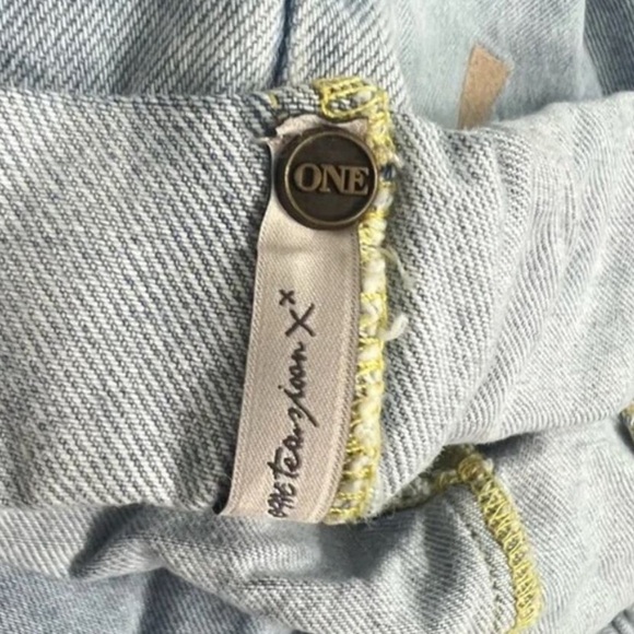 NWT One Teaspoon Lightning Bolt Prophecy Jumpsuit Sz:S Denim Long Sleeve $299 - Picture 11 of 13